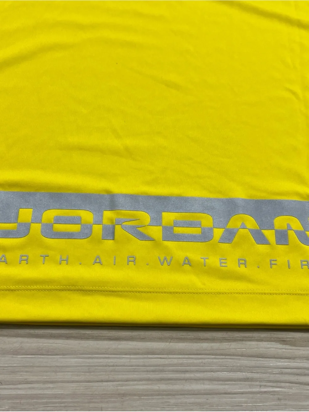 Jordan Brooklyn Hike Mike Graphic Jersey Citron Men’s Large IF1885-726 NWT $100